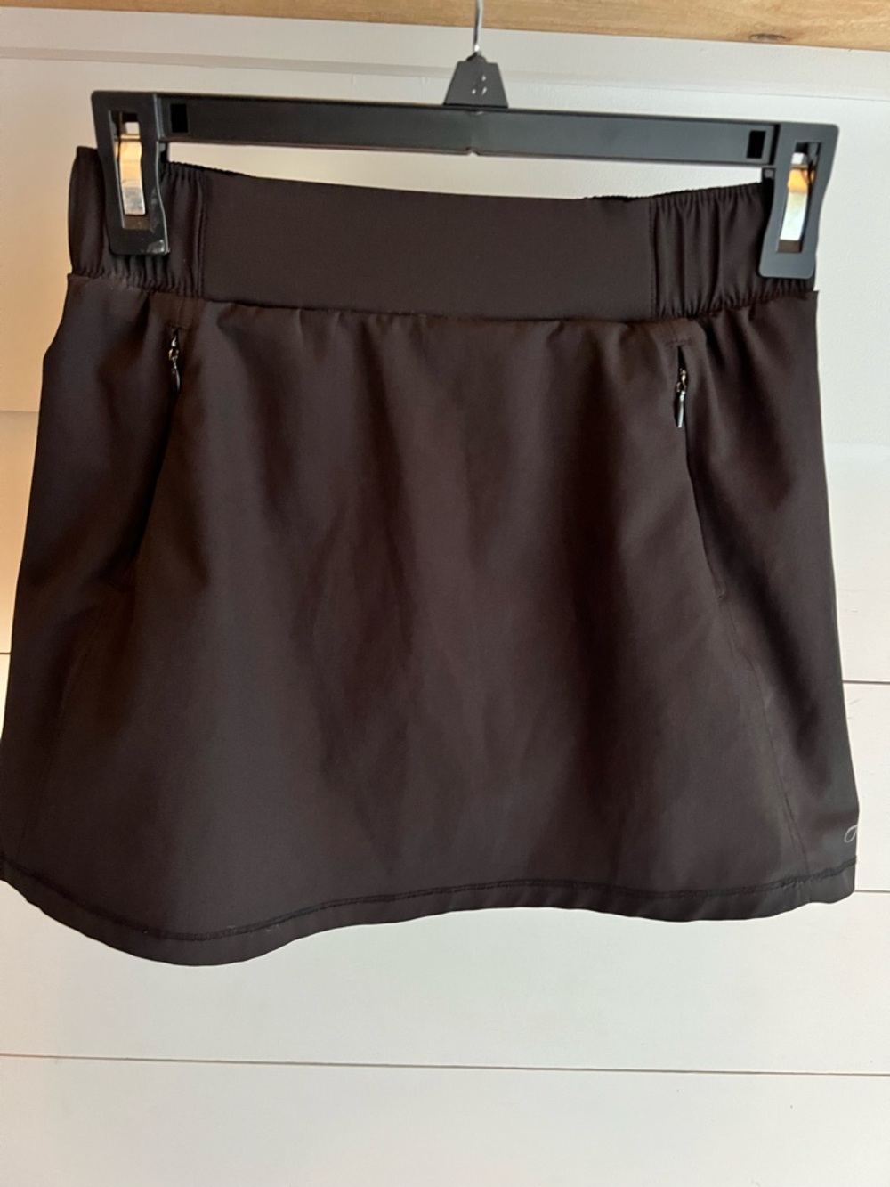 Freely Girl’s Black Active Skort with Zip Pockets Under Shorts Size Large 14